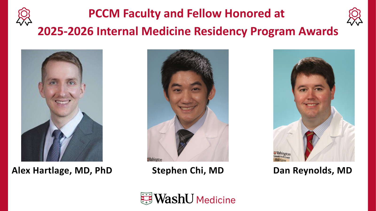 PCCM Represented at 2025-2026 Internal Medicine Residency Program Awards